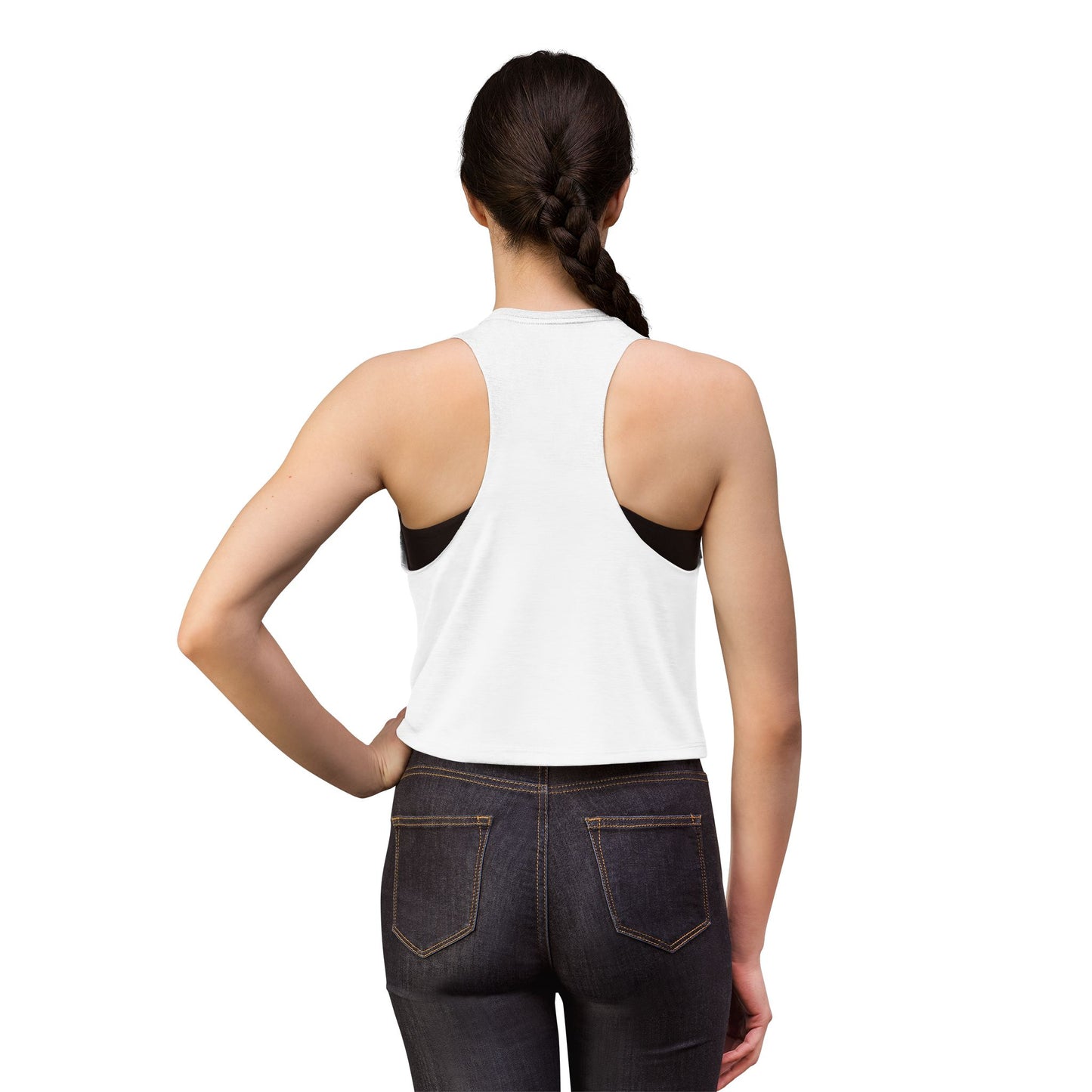 Dub Sutra Women's Crop Top — Yoga Buddha Mandala Tank