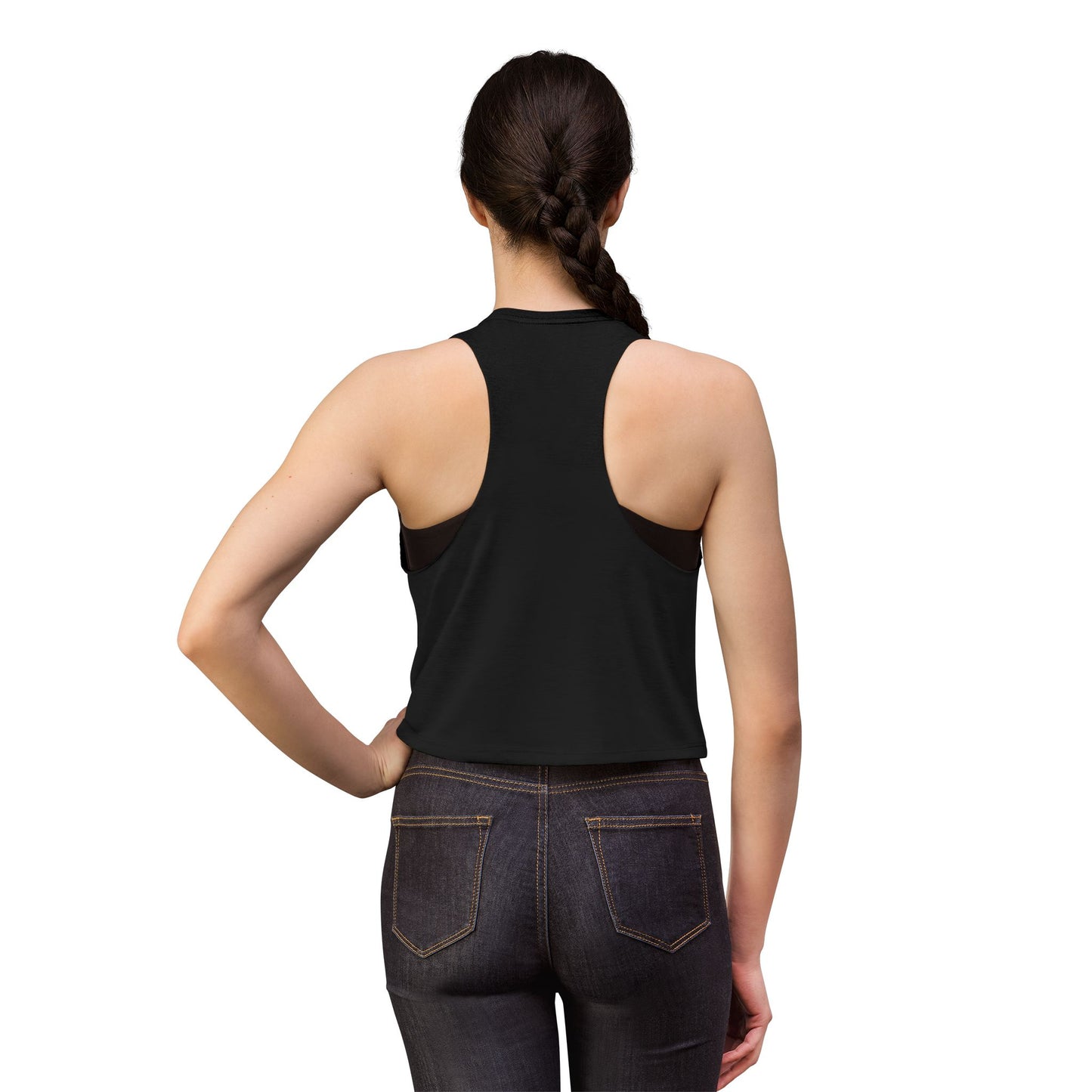 Dub Sutra Women's Crop Top — Yoga Buddha Mandala Tank